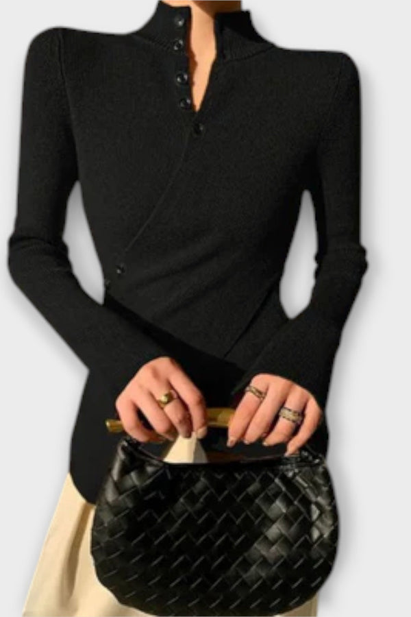 Elegant Knit Cotton Sweater