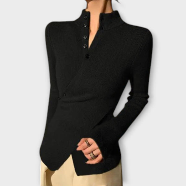 Elegant Knit Cotton Sweater