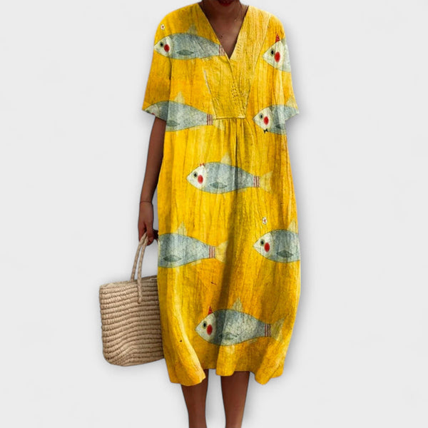 Lena – Breathable knee-length casual dress