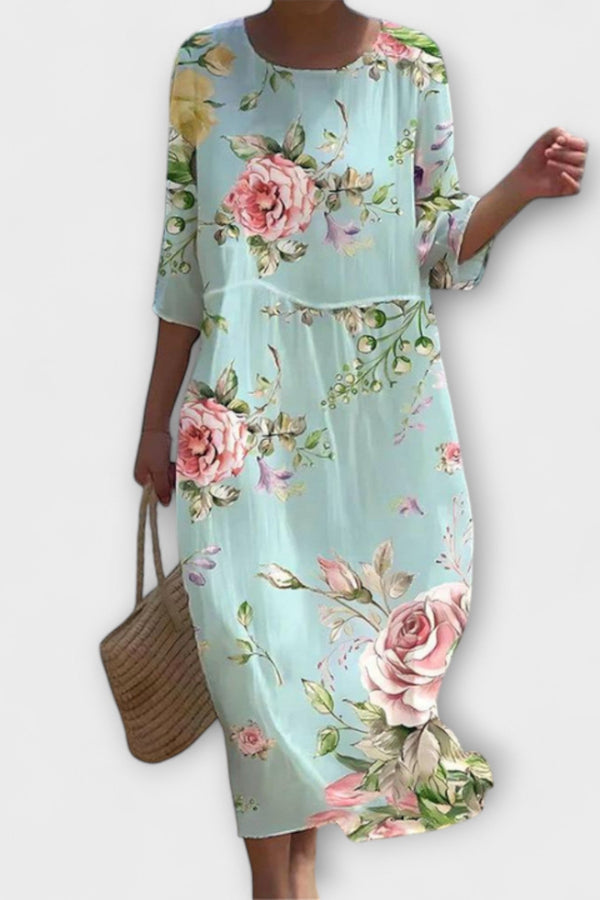 Miranda - Stylish Floral Maxi Dress