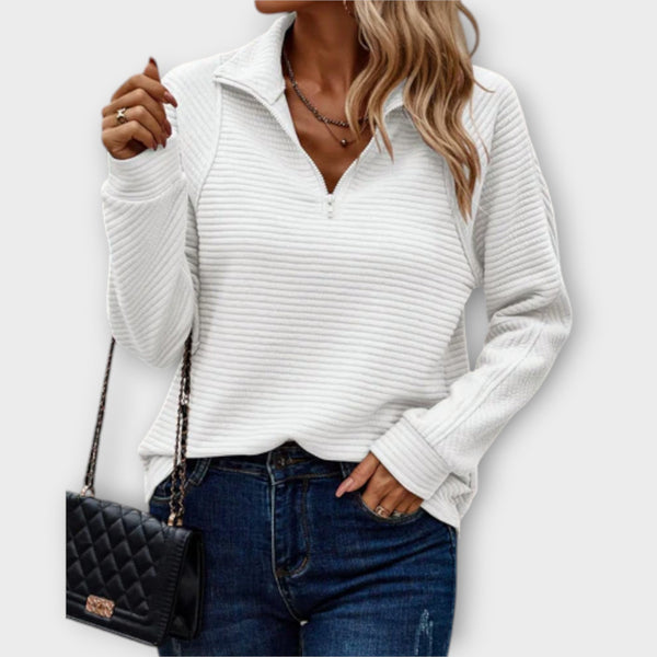 Sweater with Half Zip