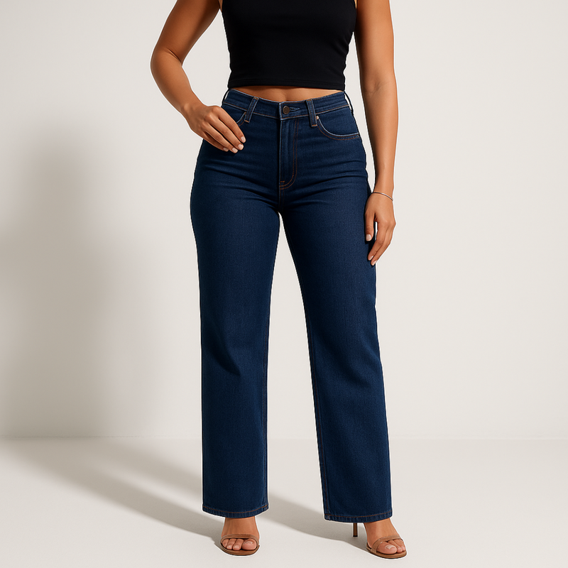 Claire® Mid-low Rise Stretch Jeans