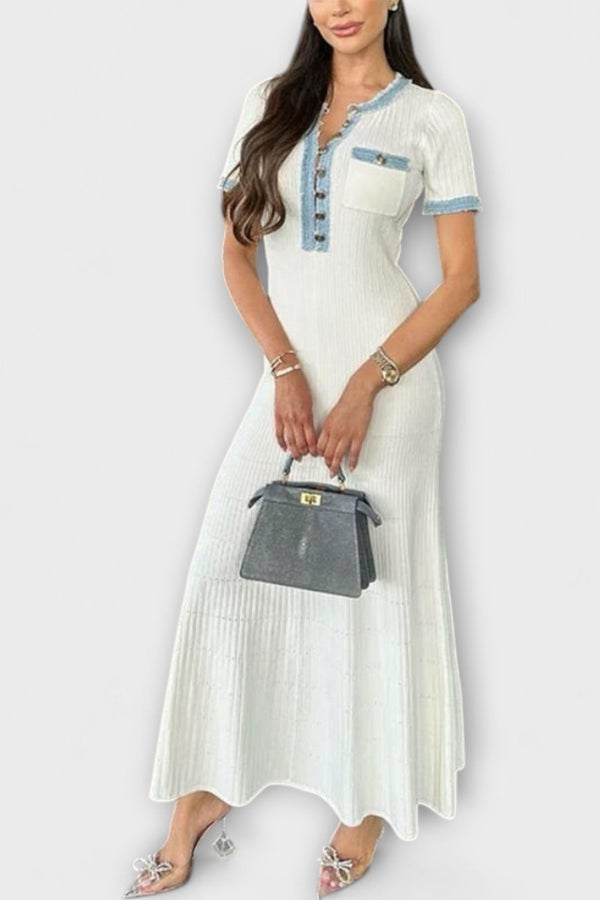 Alecia - Structured Maxi Dress