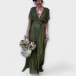 Greek Style Kimono Maxi Dress