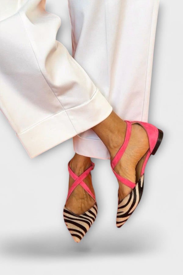 Zarella – Zebra Flats in Pink Power