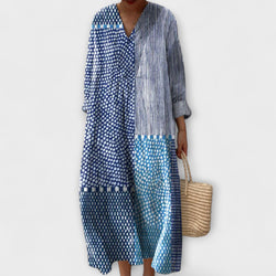 Irmgard – Elegant Knee-Length Cotton Dress