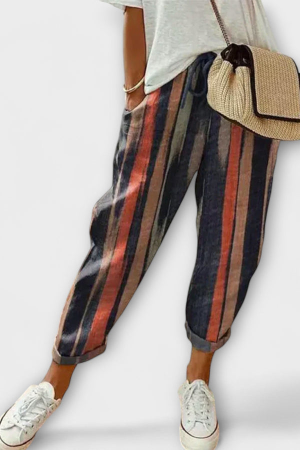 Comfortable Cotton-Linen Trousers