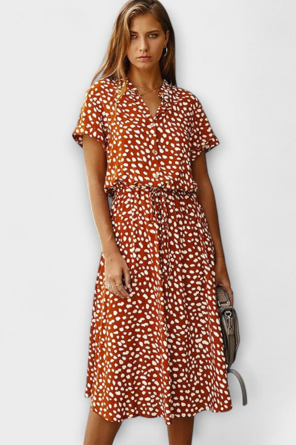 Florine - Midi Dress with Elegant Fit