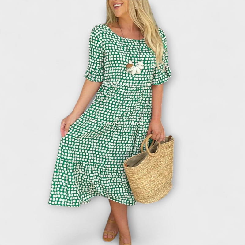 Blythea – Casual Layered Midi Dress