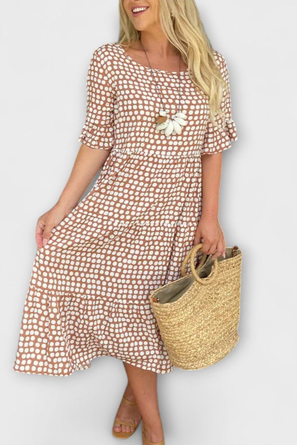 Blythea – Casual Layered Midi Dress