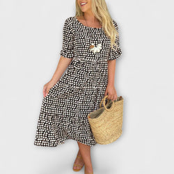 Blythea – Casual Layered Midi Dress