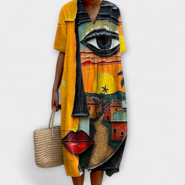 Ute – Airy Knee-Length Summer Dress