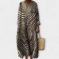 Abigail - Stylish Geometric Dress