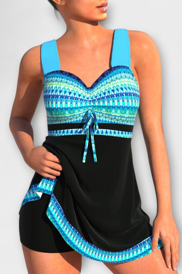 Multicoloured Two-Piece Swimsuit