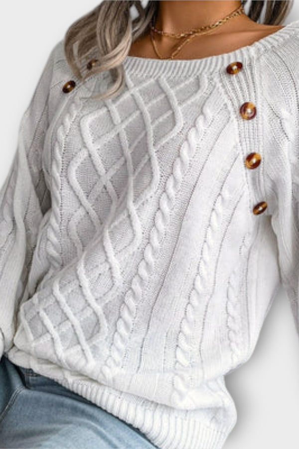 Sweater with Buttons