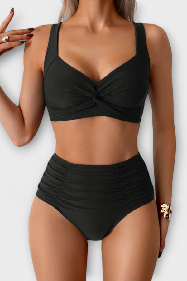 Zoe - Ruffled Bandeau Swimsuit