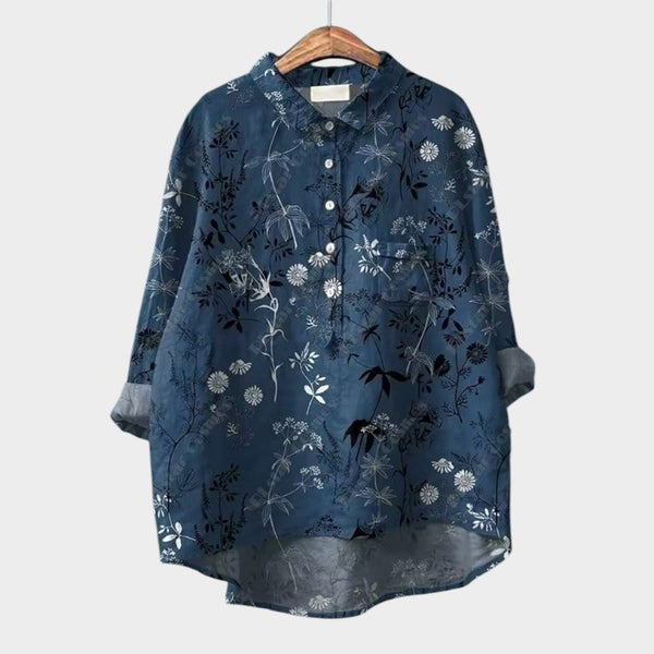 Mayla | Premium Blouse with Lace Trim