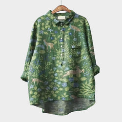 Mariska | Premium Blouse with Floral Patterns