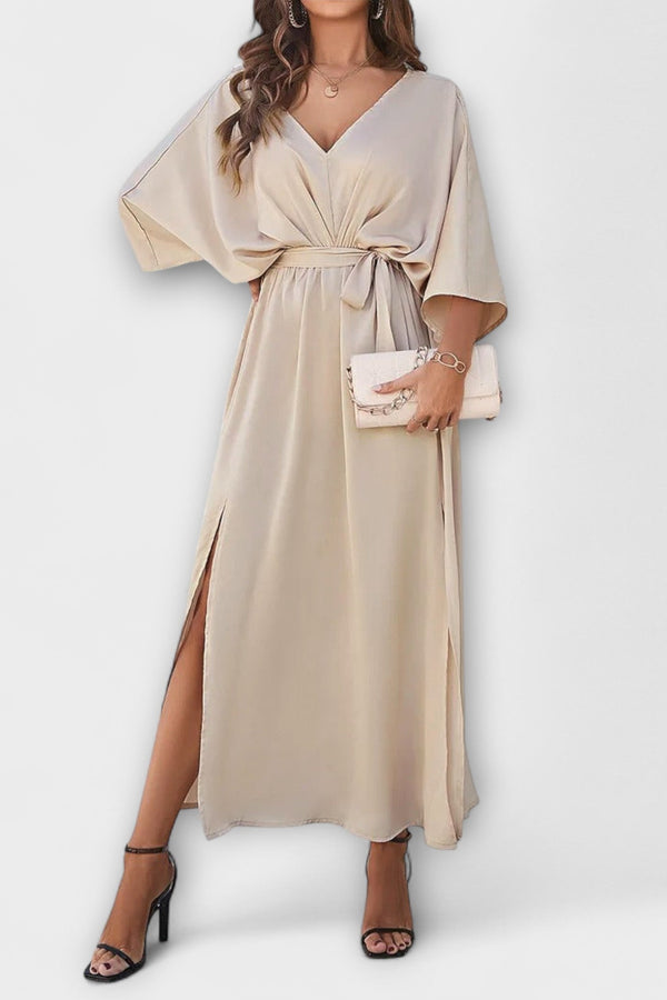 Sabrina - Maxi Dress with V-Neck