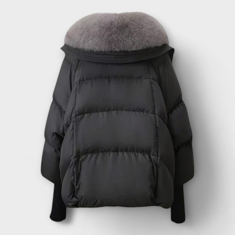 Elegant Coat with Fur