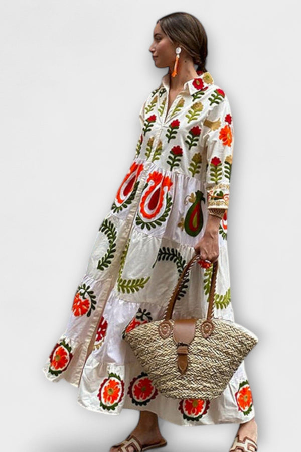 Diona - Graceful Floral Dress
