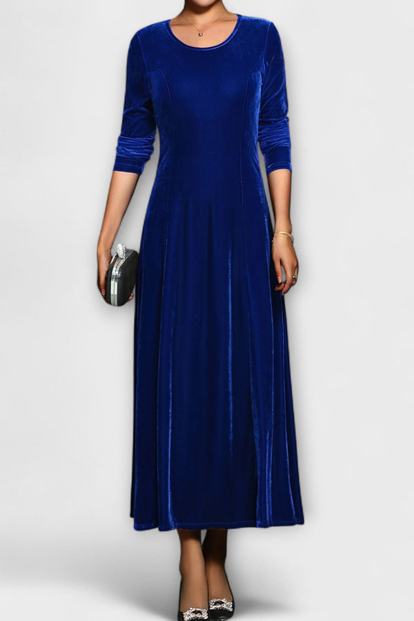April - Soft Velvet Dress