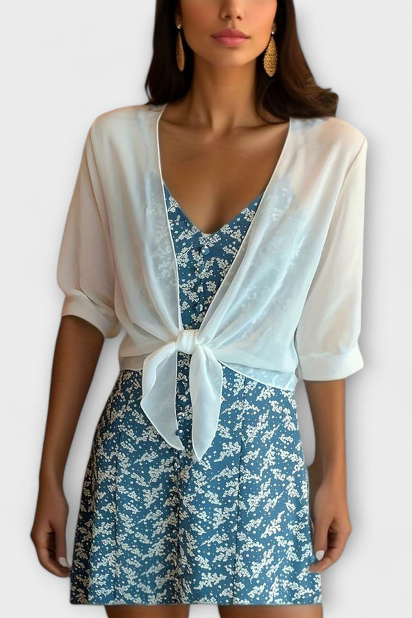 Blouse with Open Front