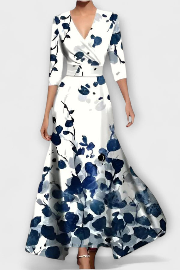 Alma - Elegant Sleeve Design Women's Dress