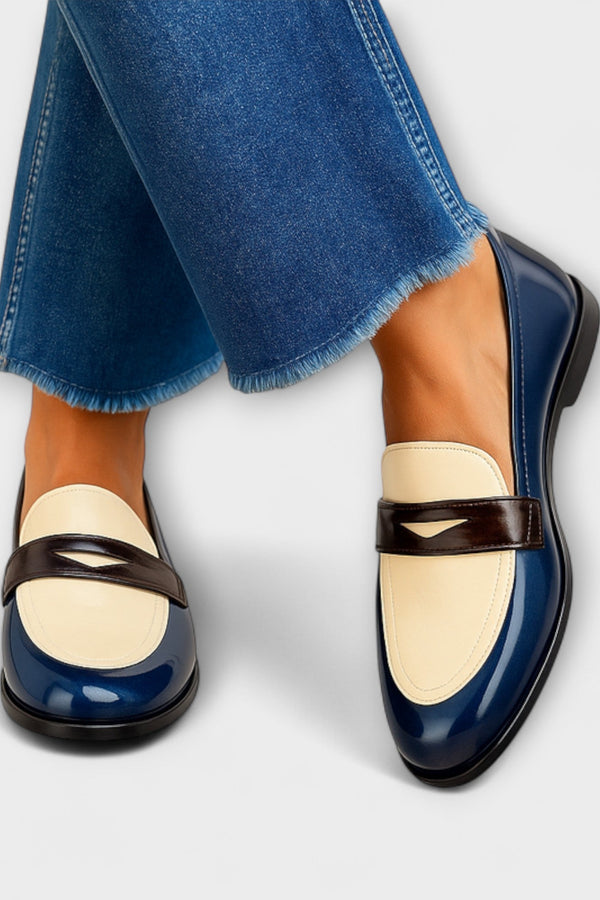 Claudia - Contrast Loafers