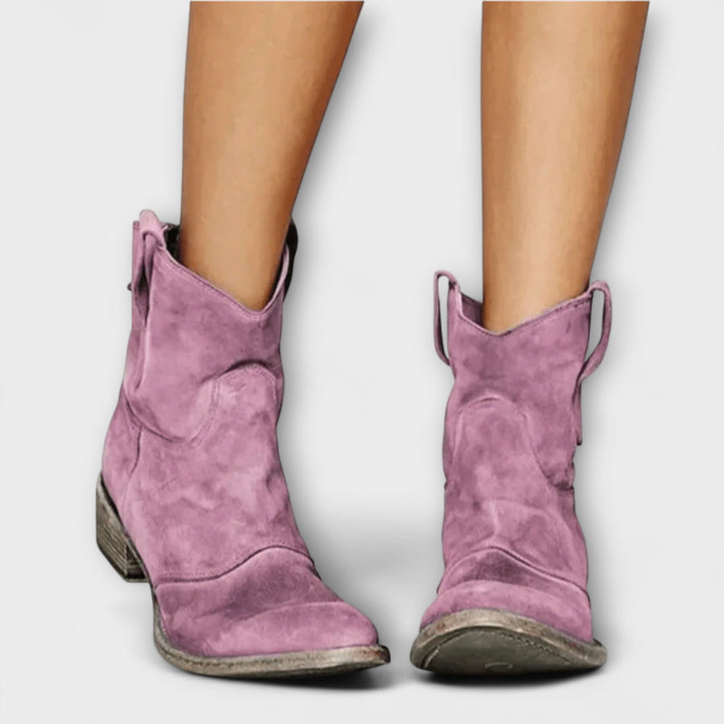 Marla - Suede Boots in Savannah Style