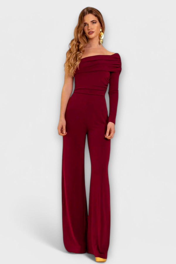 Elegant one-shoulder jumpsuit