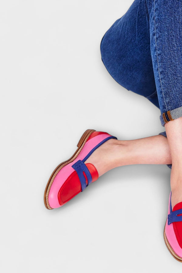 Marigold – Colourful Patchwork with Round Toe