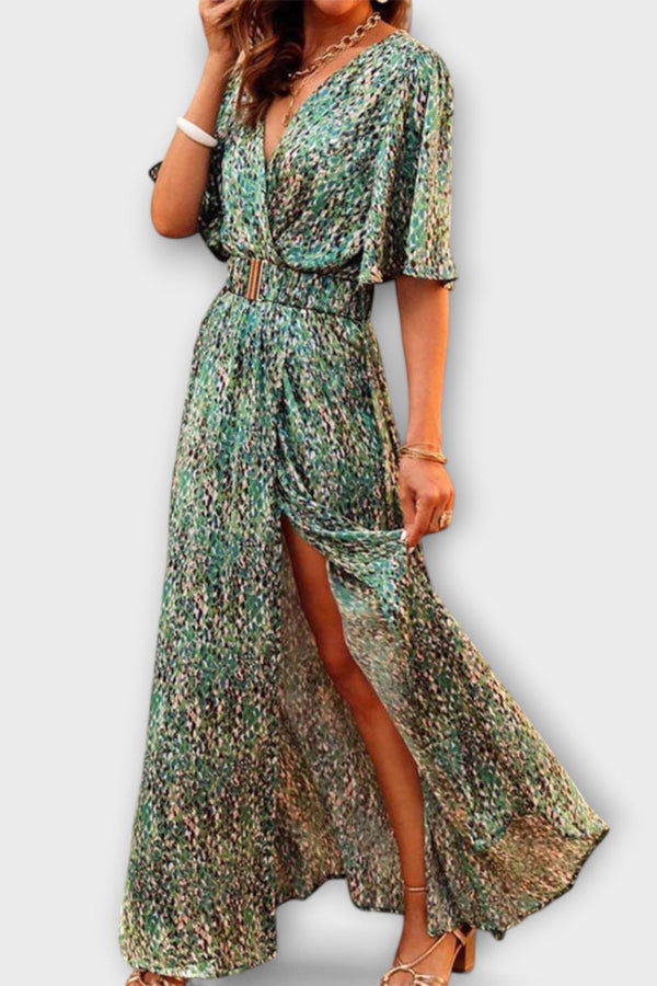 Dorothy - Bohemian V-neck Maxi Dress