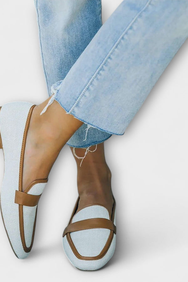 Elowen – Retro Leather Loafer in Casual Style