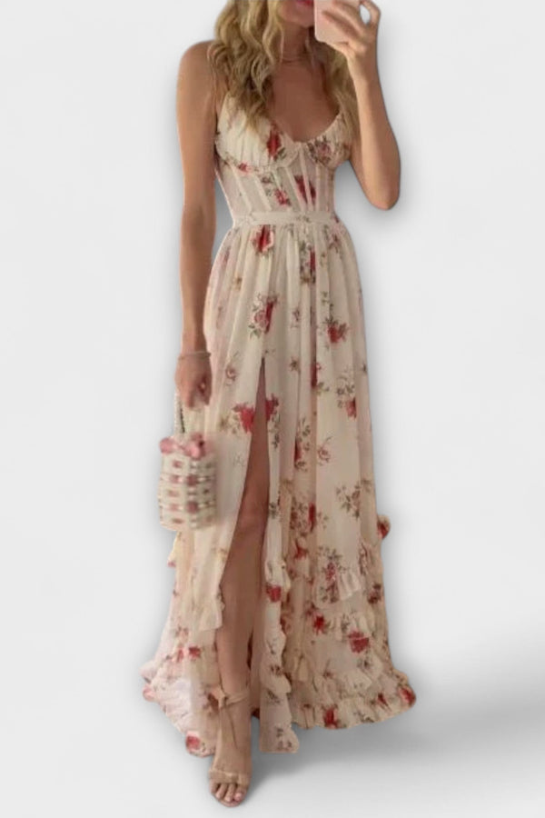 Dress with Floral Pattern