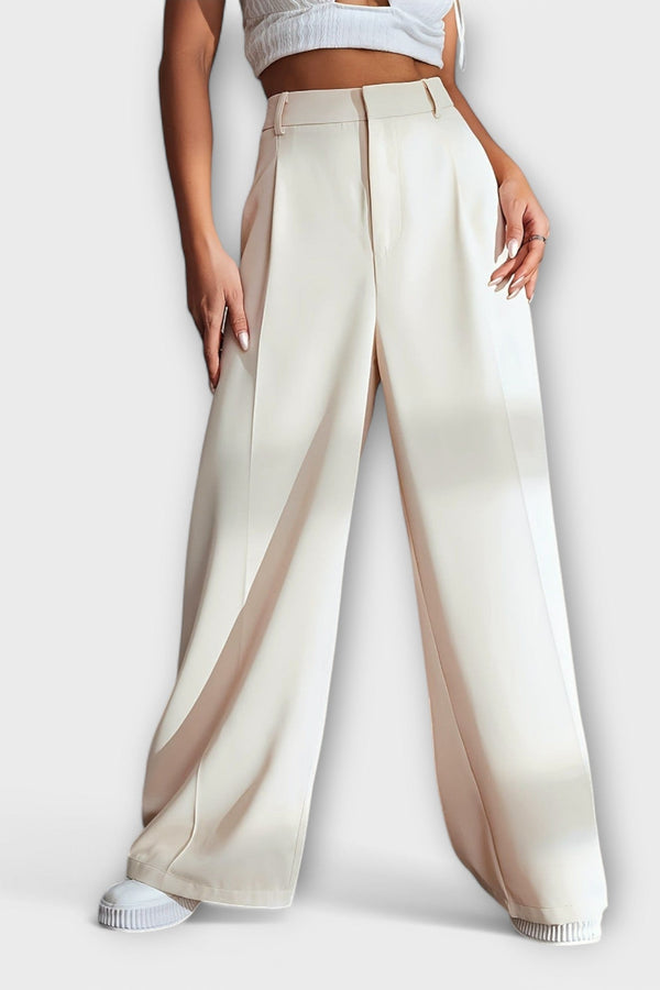 Iara - High Waist Trousers with Wide Legs