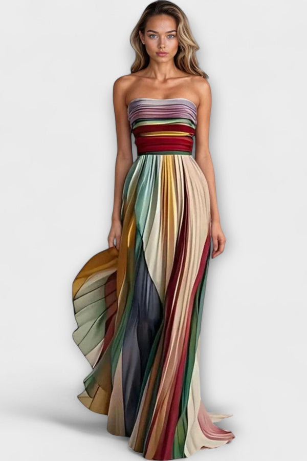 Flora - Colourful Sleeveless Dress
